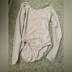 Pink ballet leotard